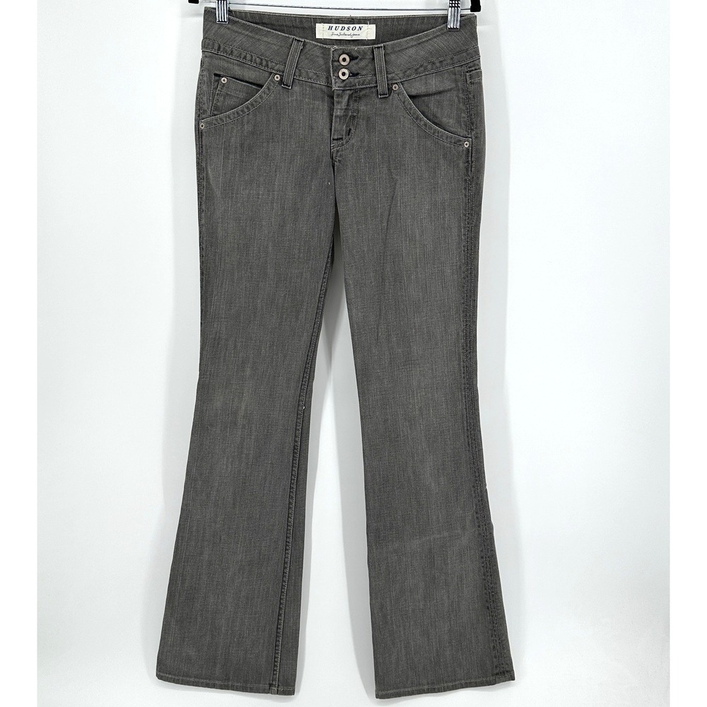 Hudson Signature Midrise Bootcut Womens Jeans Size 20/34.5 Medium Wash Gray